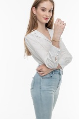Linen White Blouse