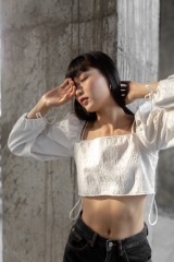 White Embroidery Top
