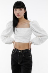White Embroidery Top