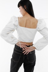 White Embroidery Top