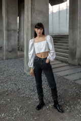 White Embroidery Top