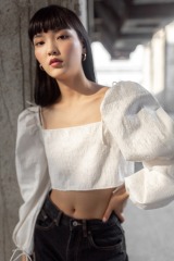 White Embroidery Top