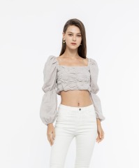 Purple Dotted Top