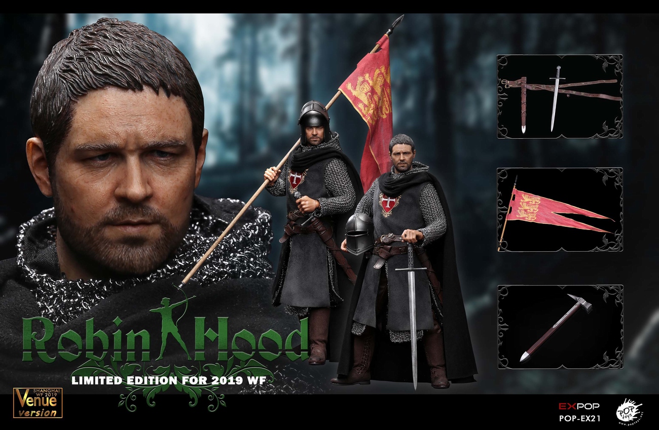 POPTOYS 1/6 2019 SHANGHAI WF Expo limited - Chivalrous Robin Hood Action figure POP-EX-21