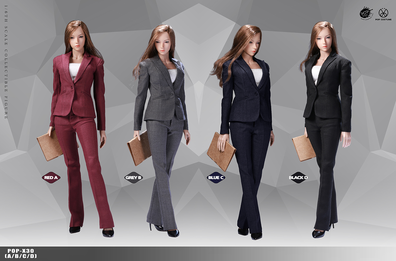 POPTOYS 1/6 POP COSTUME Office Lady - Female suit  X30 Pants Ver.