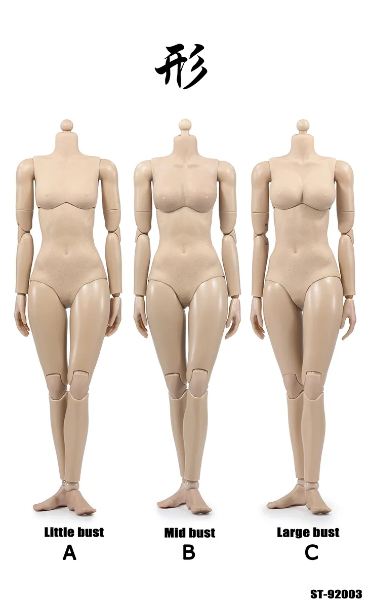 POPTOYS 1/6 形系列【改良版】高可动女素体 - 92003关节
