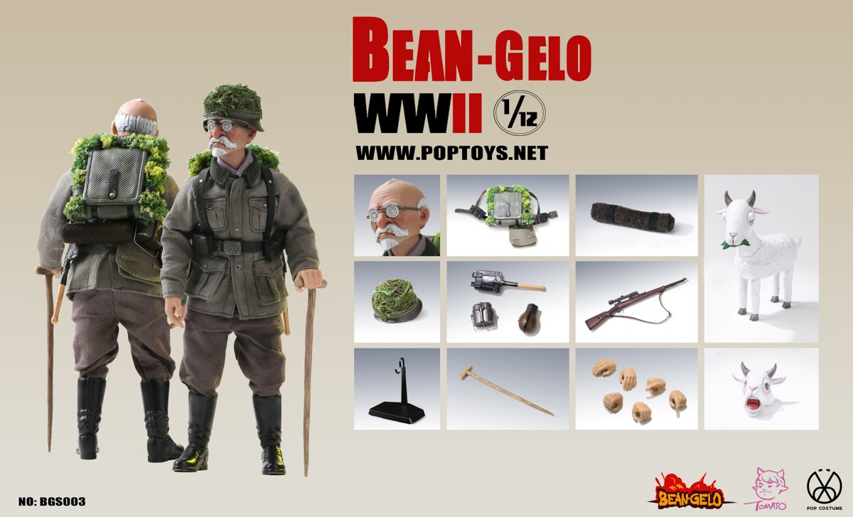 POPTOYS 1/12 Bean Gelo Series BGS003 Sniper Geezer--Weber