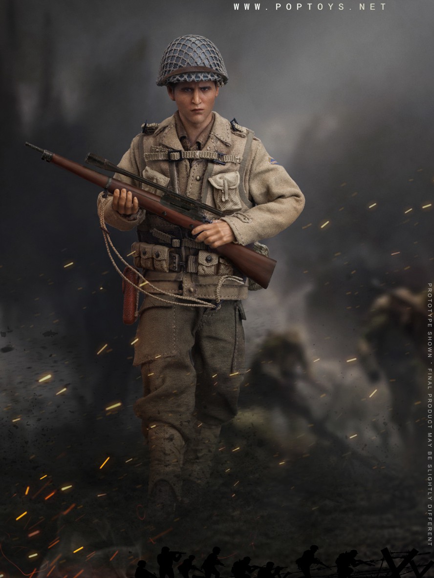 POPTOYS 1/12 classic movie series CMS001 World War II US Army rescue team sniper