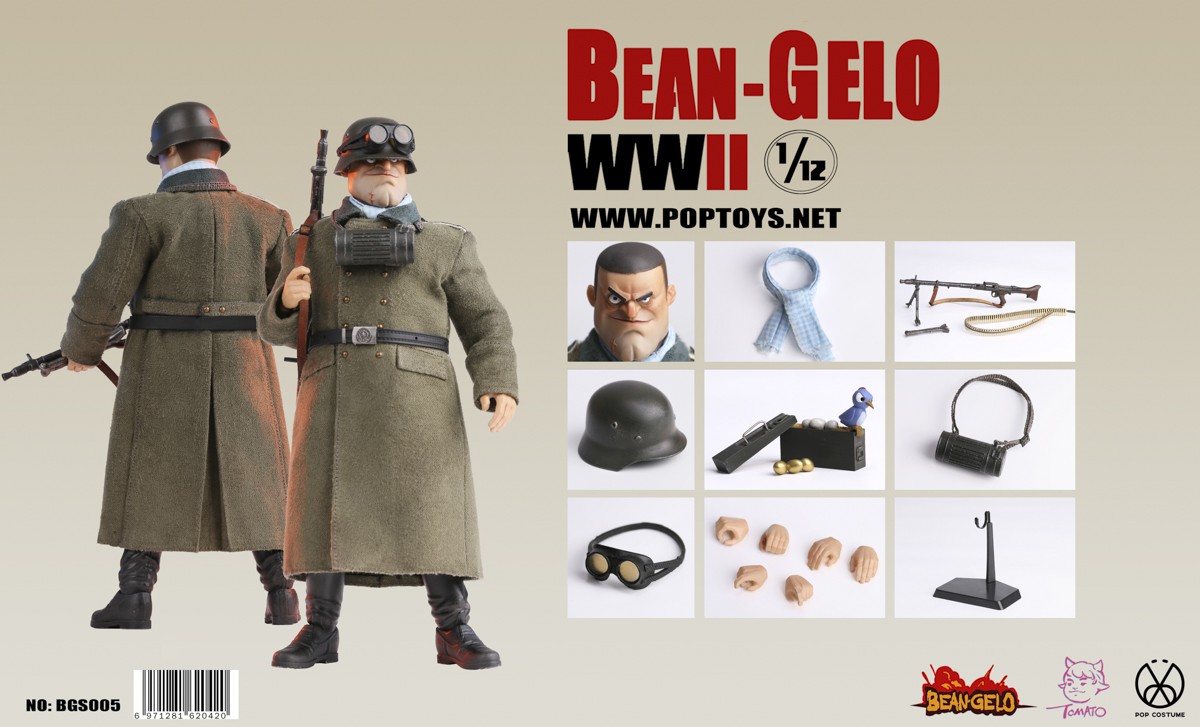 POPTOYS 1/12 Bean Gelo Series BGS005 Kahn