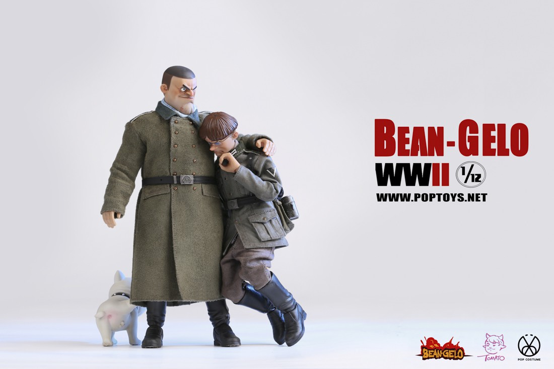 POPTOYS 1/12 Bean Gelo 第七弾 WW2 Bezov 通常. POPTOYS Bean-Gelo WWII Soviet Red Army Captain Bezov 1/12
