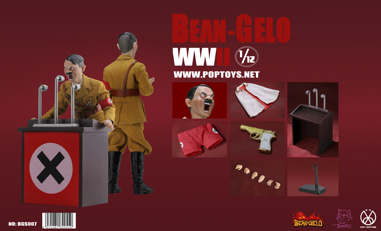 POPTOYS 1/12 大头兵系列第三弹 BGS007 希特勒 大魔王 演讲版