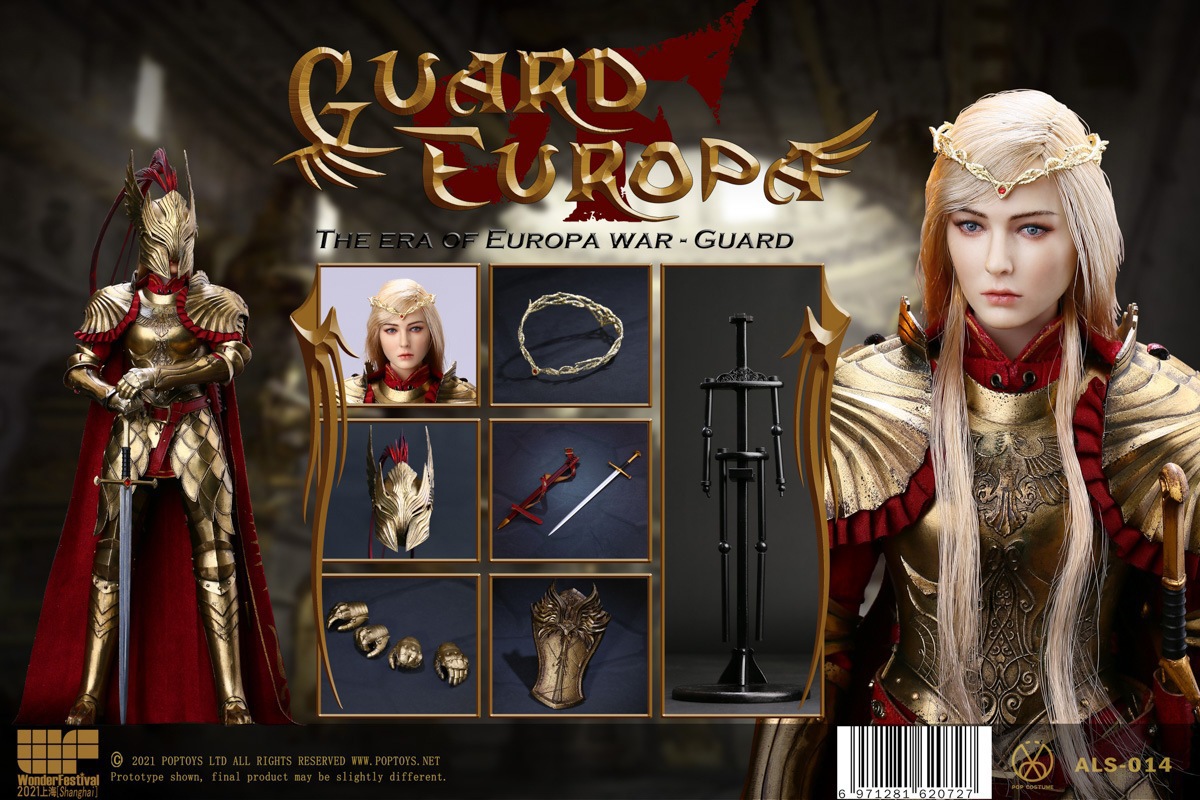 POPTOYS 1/6 Armor Legend Series-The Era of Europa War 2021 SHANG HAI WF Guard of Eagle Knight WF Limited COPPER version