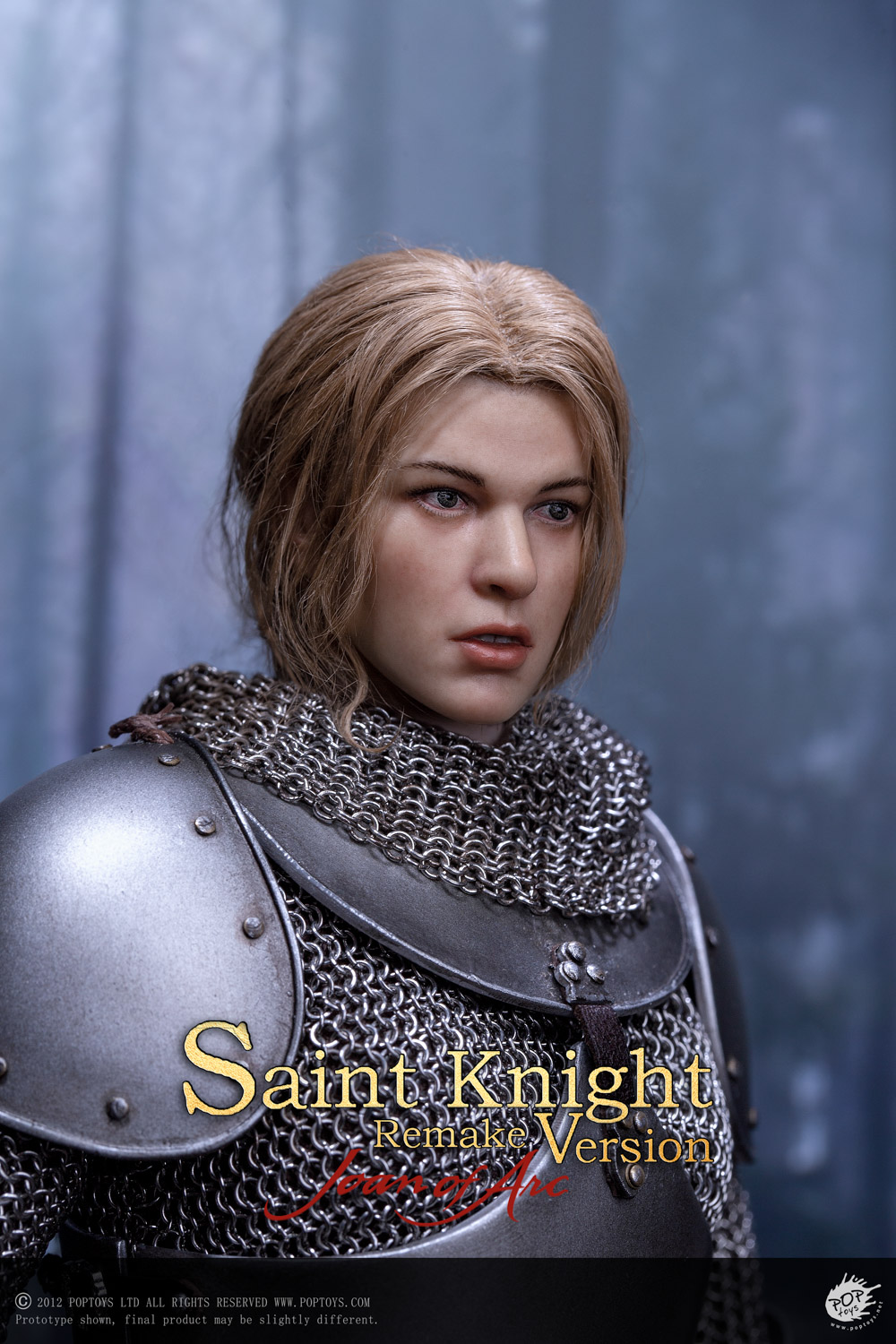 POPTOYS 1/6 Saint Knight 2.5mm diameter handcrafted chain armor 100% Metal armor Joan of Arc 2.0 10th Anniversary