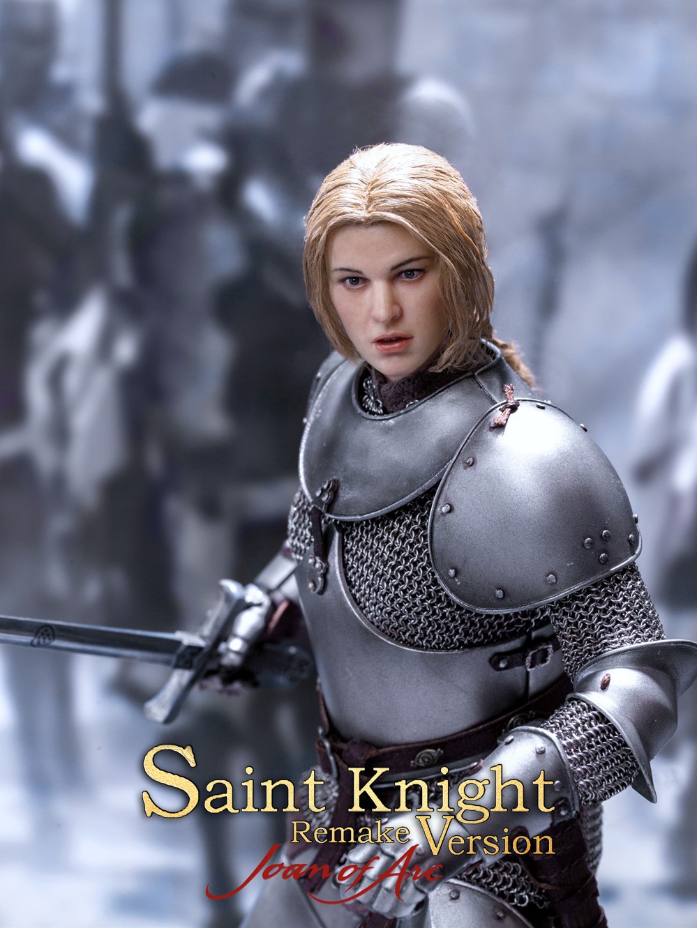 POPTOYS 1/6 Saint Knight 2.5mm diameter handcrafted chain armor 100% Metal armor Joan of Arc 2.0 10th Anniversary