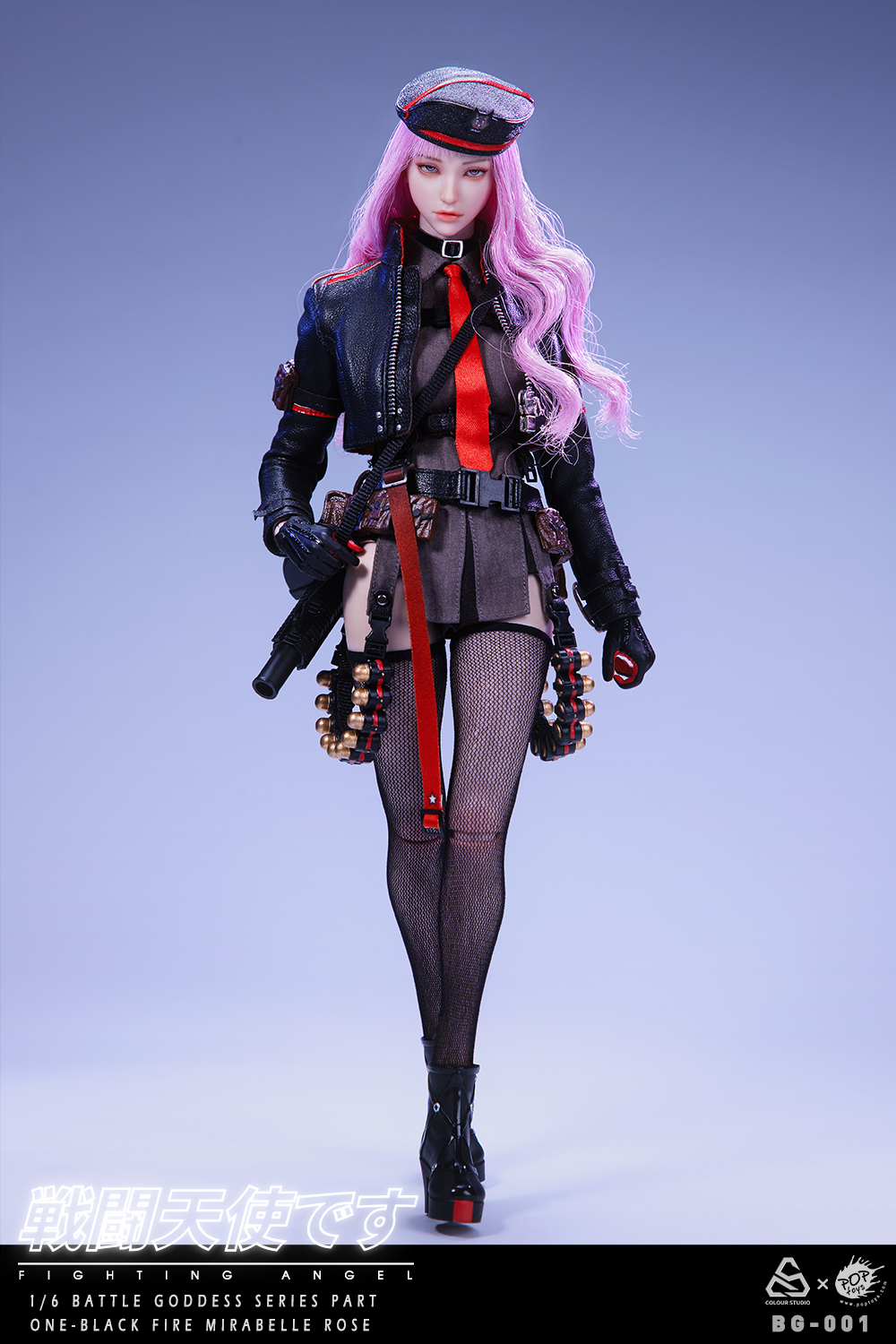 POPTOYS x COLOUR STUDIO 1/6 Battle Angel Series PartOne BG-001 Black Fire Mirabelle Rose