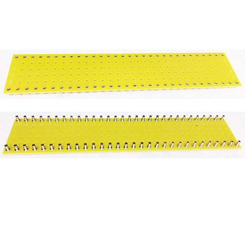 1PC 300X60X2mm Yellow Tinned Copper TURRET Guitar AMP TAG BOARD STRIP BOARD