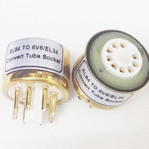 1PC EL84 to 6V6 EL34 (AMP socket)  EL84 to 6V6  EL84 TO EL34 Vacuum tube socket adapter converter