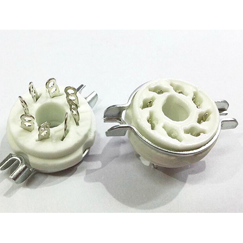 1PC GZC8-1 silver plated 8pin Vacuum Valve Tube socket for KT88 6550 EL34 6p3p 5z3p