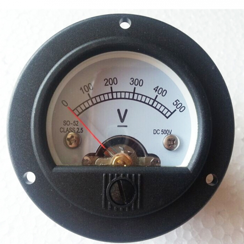 1PC SO-52 DC500V 500V VU panel meter for Speakers Tube amplifiers CD Players