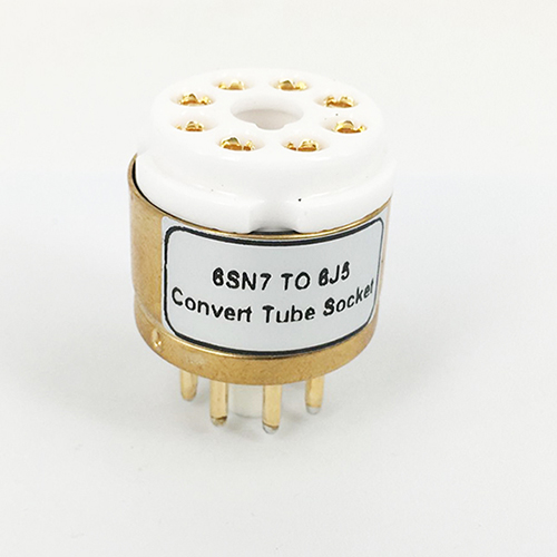 1PC handmade 6SN7 TO 6J5 Vacuum Tube socket Adapter for tube amplifier diy