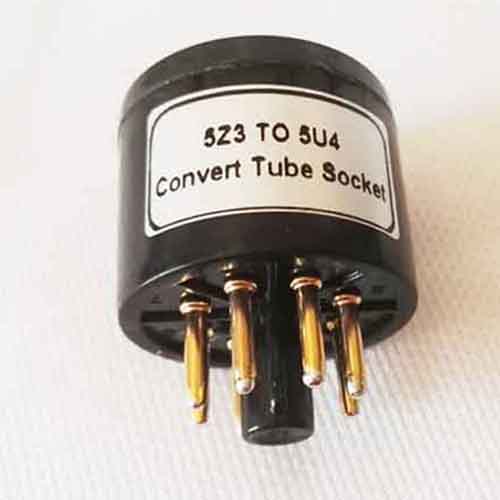 1PC Bakelite 5Z3 TO 5U4 5U4G 5Z4 Tube DIY Adapter Socket Converter 5Z3 to 5U4G