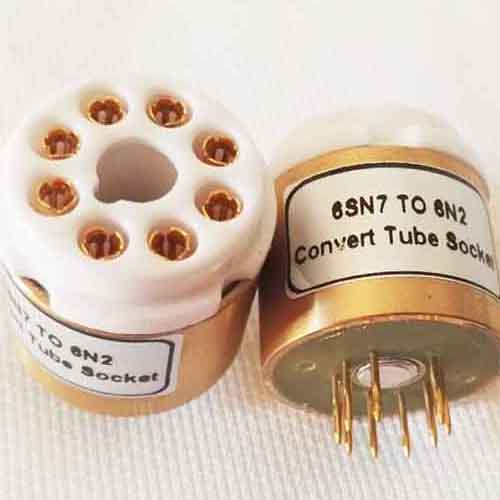 1PC  Vacuum Tube DIY Adapter Socket Converter 6SN7 TO 6N2 6SN7 TO 6CG7