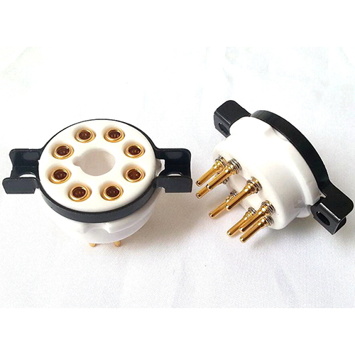 1PC EIZZ 8 pin Ceramic Vacuum Tube Socket for 6V6 KT88 EL34 5AR4