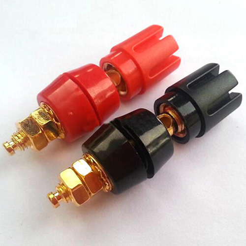 1PC 4MM  terminal post banana socket plug  for HIFI tube amplifier speaker