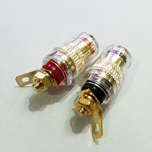1PC Brass gold plated terminal post banana socket plug for tube amp diy
