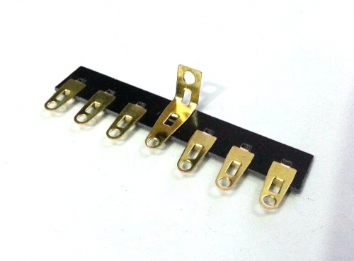 1PC Gold plated  7pins Tube Amp  Terminal Strip Tag Board Turret Board FOR HIFI DIY