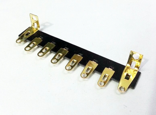 1PC Gold plated 8pins Tube Amp  Terminal Strip Tag Board Turret Board FOR HIFI DIY