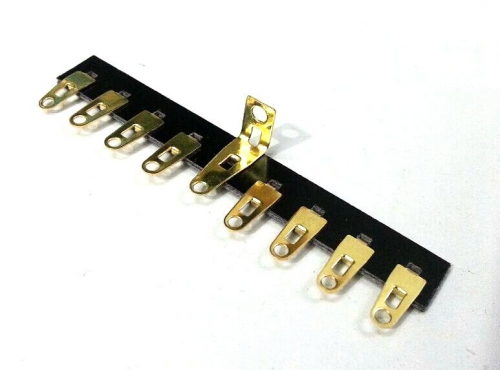 1PC Gold plated  9pins Tube Amp  Terminal Strip Tag Board Turret Board FOR HIFI DIY