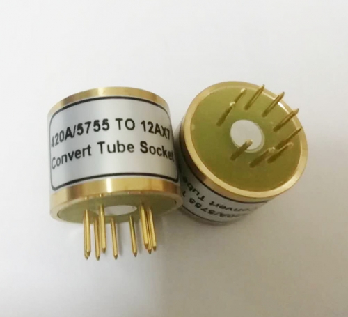 1PC 5755 TO 12AX7  5755 420A TO 12AX7 ECC83 vacuum tube adapter socket converter