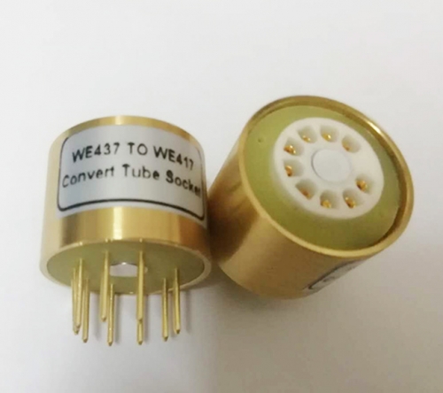 1pc WE437 TO WE417 Valve Tube Amplifier Socket converter adapter