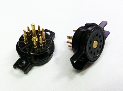 1PC Black CMC 9 pin bakelite Vacuum Tube Socket base for 12AX7 12AT7 12AU7