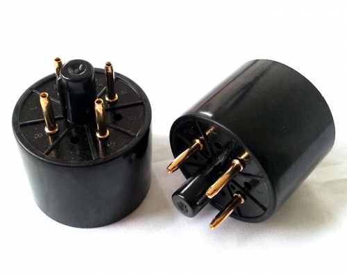 1PC Gold plated bakelite 4pin Vacuum Tube Socket for 300B 2A3 811 572B 274A