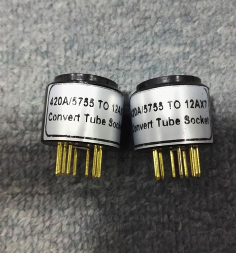 1PC handmade Bakelite 5755 TO 12AX7 Vacuum Tube socket Adapter