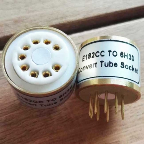 1PC handmade E182CC to 6H30 Vacuum Tube socket Adapter