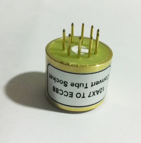 1PC 12AX7 TO ECC88 vacuum tube adapter socket converter