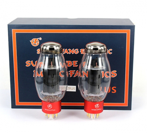 1 matched pair Shuguang Replica WE6CA7 PLUS Vacuum Tube 6CA7 HIFI AMP