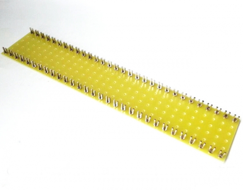 1PC 300X60X2mm Yellow Tinned Copper Y Type TURRET Guitar AMP TAG BOARD STRIP BOARD