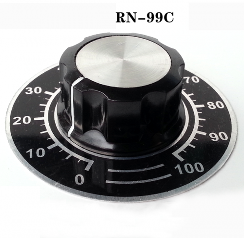 1PC Bakelite Knob RN-99C with Dial scale for Guitar Amplifier Knob volume potentiometer knob 6.4mm Hole