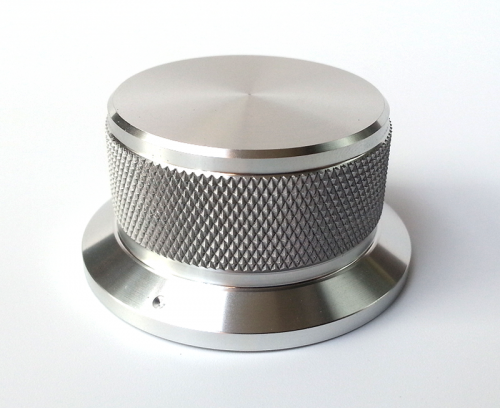 1PC 50X40X25mm Silver Aluminium AMP volume potentiometer Knob 6.0mm hole YDAN-24