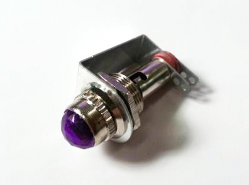 1PC Purple Radio dial indication Lamp LED Light with 6.3V 0.15A Bulb FOR Fender tube amplifier