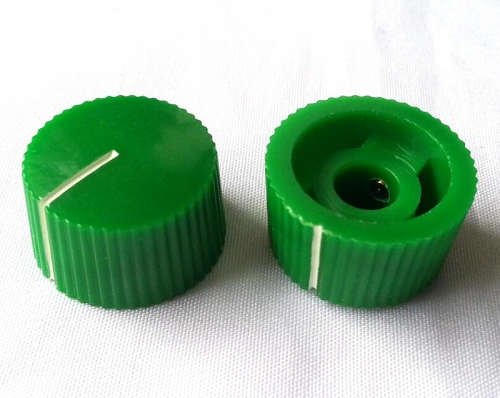 1PC  Green Plastic round bakelite potentiometer Knob for Guitar Effect Pedal 6.4mm Hole Diameter YDPN-12