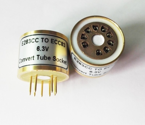 1PC E283CC TO ECC83 6.3V Vacuum Tube socket Convert Adapter for AMP DIY