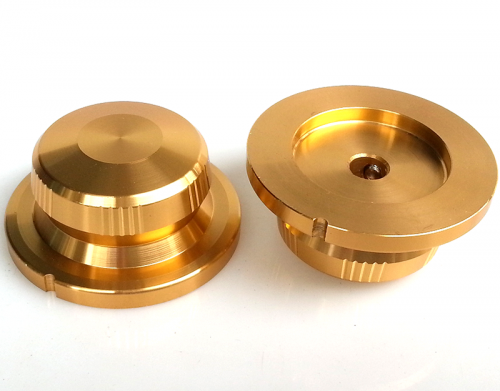 1PC Gold Color  50X18mm Aluminium volume potentiometer Knob for Guitar Tube Amplifier DIY 6.0mm YDAN-46
