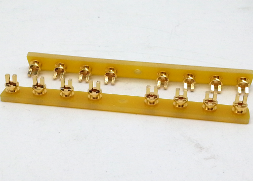 1PC EIZZ 8pins 24K Gold Plated Copper TURRET Guitar AMP TAG BOARD STRIP BOARD