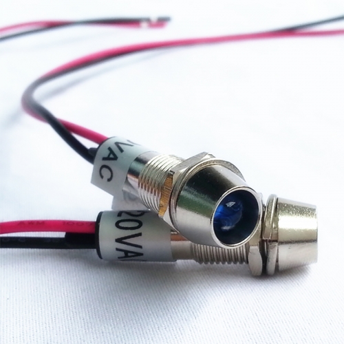 10 pcs 120V tube radio dial indication Lamp Light Bulb LED Blue light power light