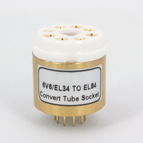 1PC 6V6 TO EL84 EL34 TO EL84 6BQ5 6P14 6P15 Vacuum tube socket adapter converter